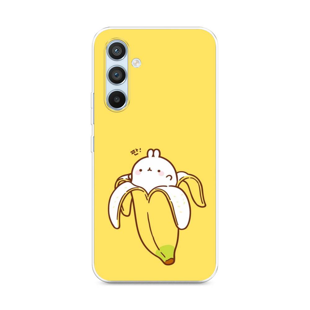 

Чехол Awog на Samsung Galaxy A54 "Зайчик-бананчик", Желтый;белый, 2107750-2