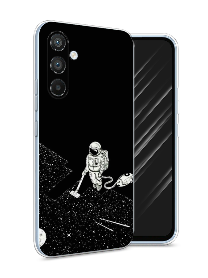 

Чехол Awog на Samsung Galaxy A54 "Космонавт с пылесосом", Белый, 2107750-4