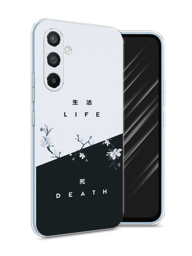 

Чехол Awog на Samsung Galaxy A54 "Life and death", Черный;серый, 2107750-7