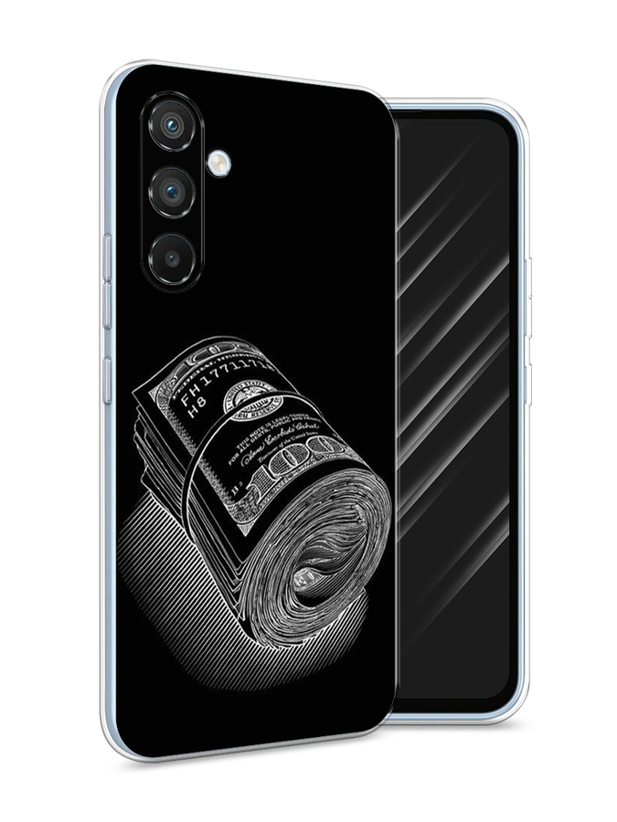 

Чехол Awog на Samsung Galaxy A54 "Кубышка денег", Черный;серебристый, 2107750-5