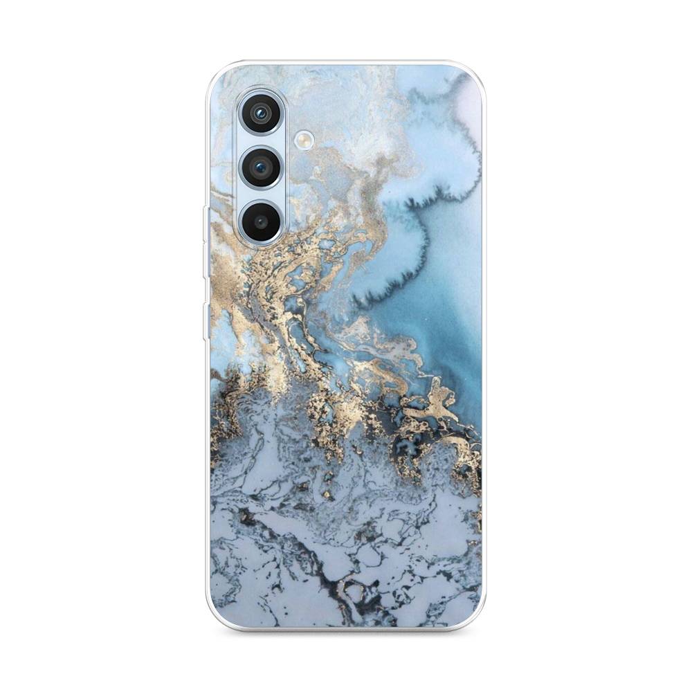 

Чехол Awog на Samsung Galaxy A54 "Морозная лавина синяя", Серебристый, 2107750-3