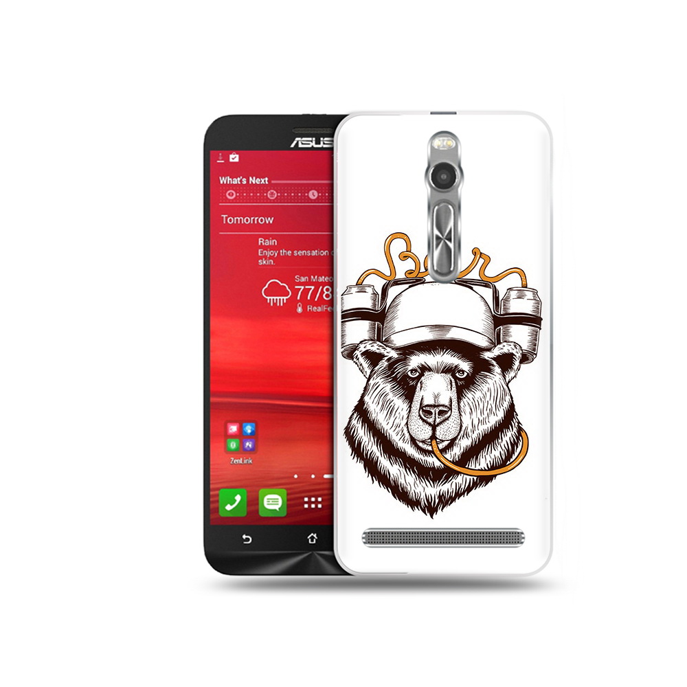 

Чехол MyPads Tocco для Asus Zenfone 2 (ZE550ML) пивной медведь (PT11329.657.538), Прозрачный, Tocco