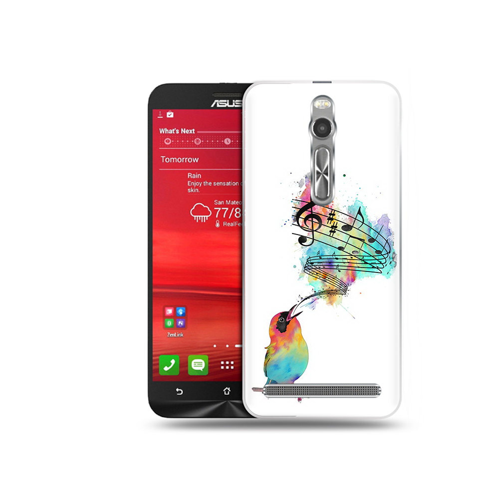 Чехол MyPads Tocco для Asus Zenfone 2 (ZE550ML) певчая птичка (PT11329.657.536)