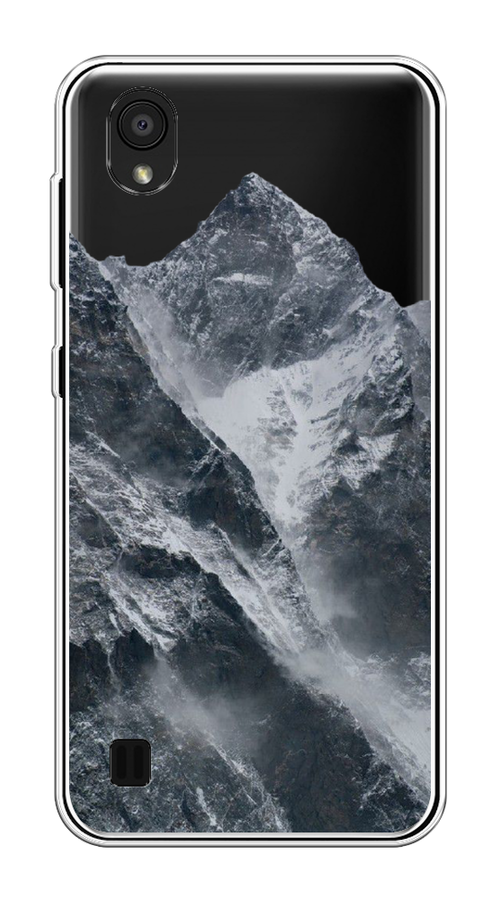 

Чехол на ZTE Blade A5 (2019) "Горы арт 4", Серый;бежевый, 133050-2