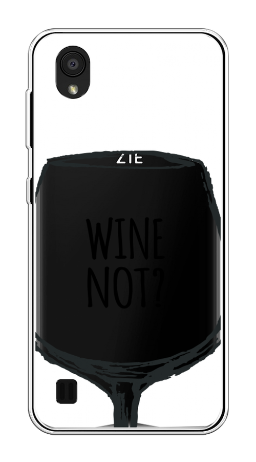 

Чехол на ZTE Blade A5 (2019) "Wine not white", Белый, 133050-6