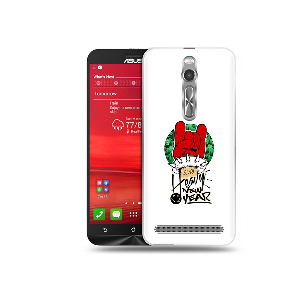 Чехол MyPads Tocco для Asus Zenfone 2 (ZE550ML) Гангстер новый год (PT11329.657.53)