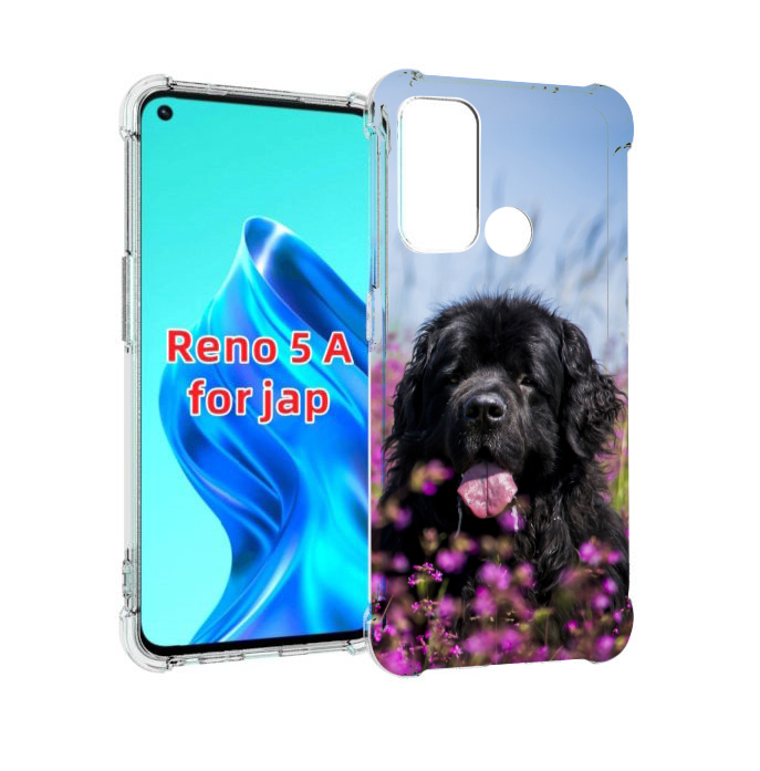 

Чехол MyPads ньюфаундлед для Oppo Reno 5A, Прозрачный, Tocco