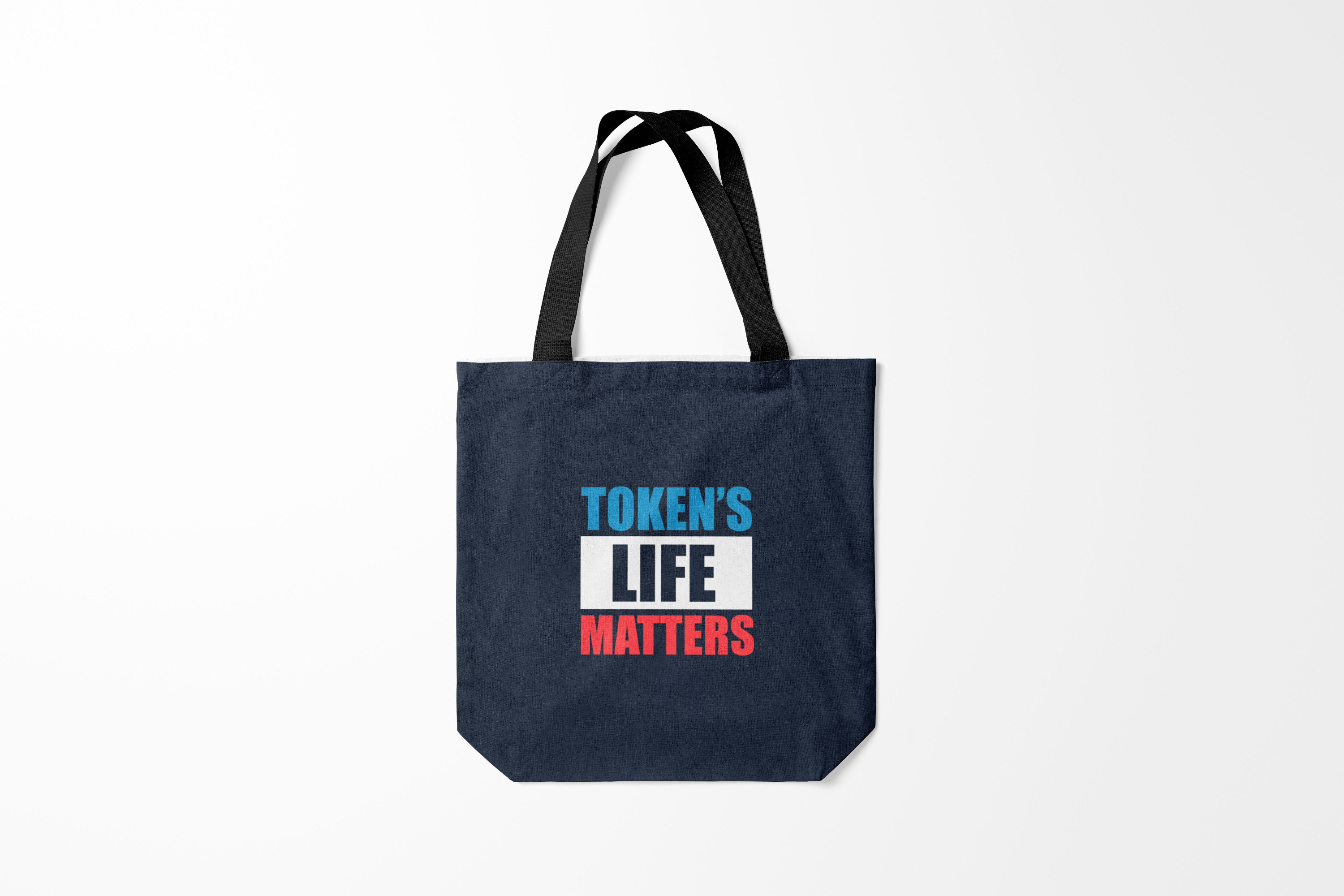 

Сумка шoппер унисекс Burnettie Разное TOKENS LIFE MATTERS, синий, Разное TOKENS LIFE MATTERS