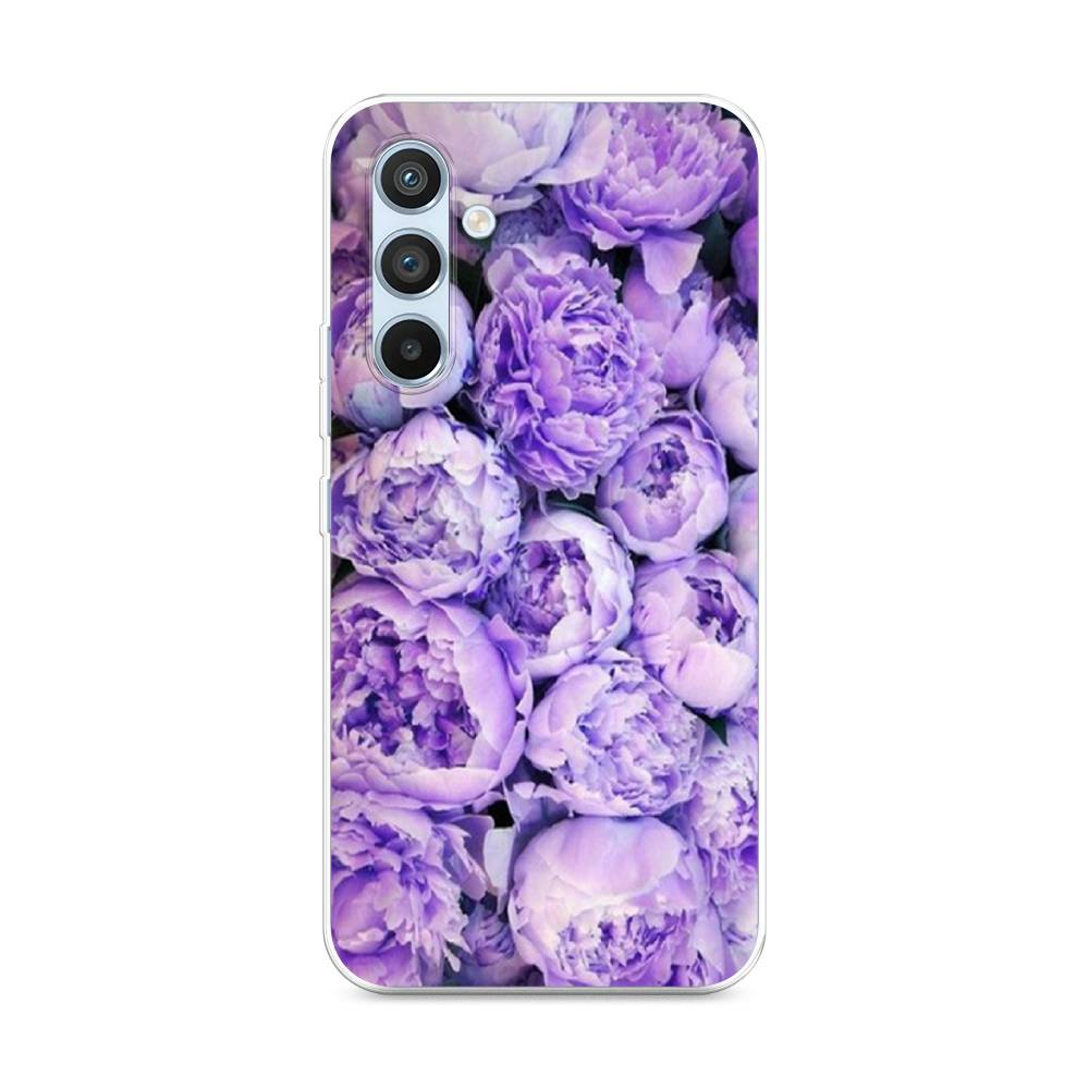 

Чехол Awog на Samsung Galaxy A54 "Пионы сиреневые", Фиолетовый;голубой, 2107750-8