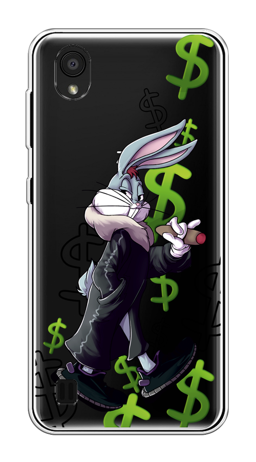 

Чехол на ZTE Blade A5 (2019) "Rich Bugs Bunny", Зеленый;черный;голубой, 133050-6