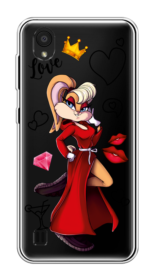 

Чехол на ZTE Blade A5 (2019) "Rich Lola Bunny", Красный;бежевый;оранжевый, 133050-6
