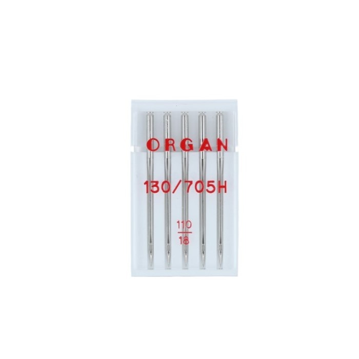 Иглы для швейной машины ORGAN универсальные 5 шт, в пенале 5105110 № 110
