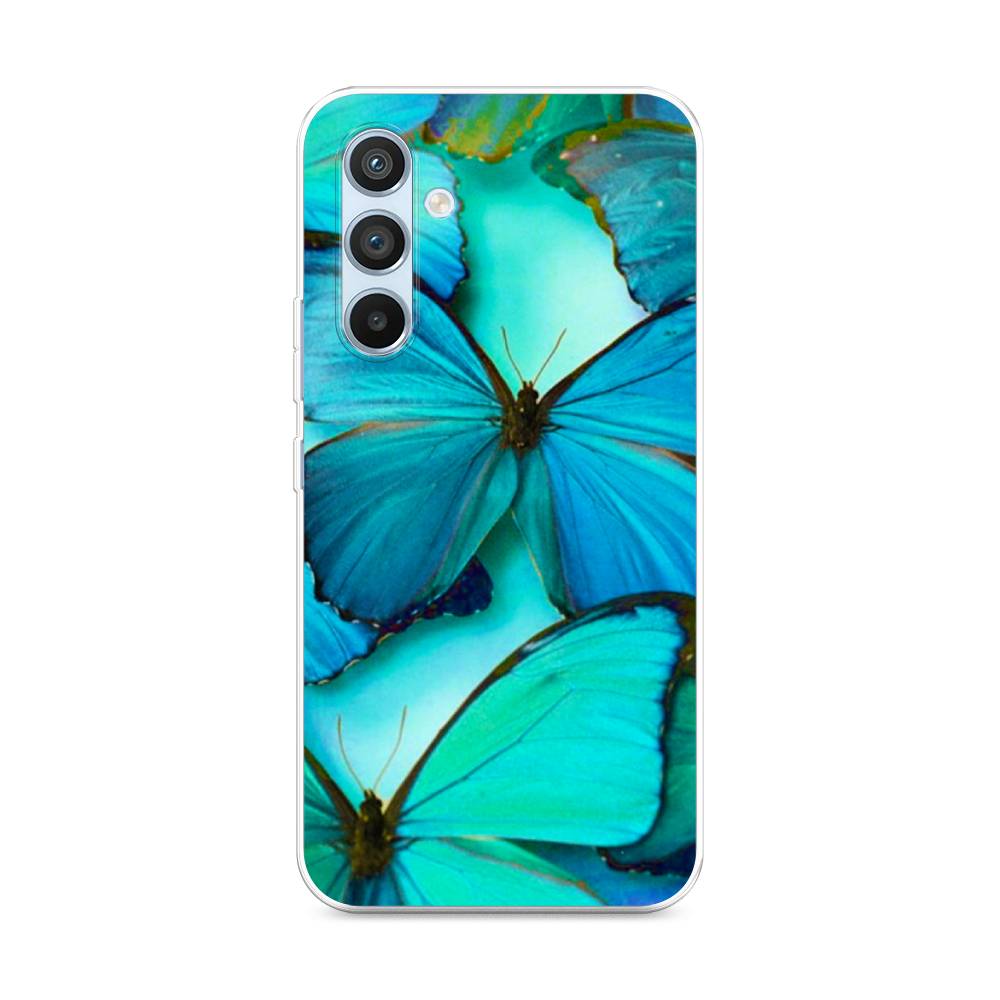 

Чехол Awog на Samsung Galaxy A54 "Неоновые бабочки", Голубой;белый, 2107750-4