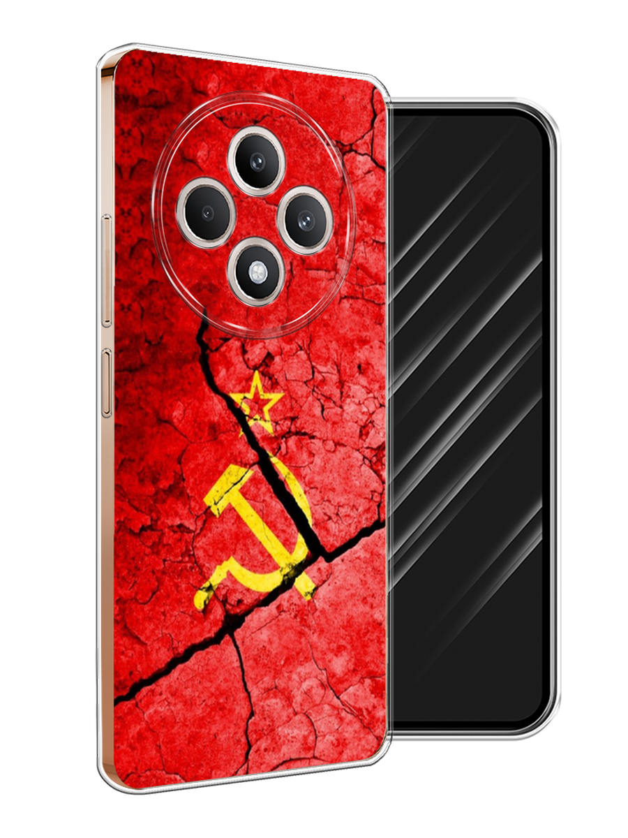 

Чехол Awog на Oppo Reno 12F "СССР", Красный;черный;желтый, 2517850-1