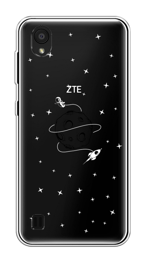 

Чехол на ZTE Blade A5 (2019) "Полет вокруг луны", Белый;серый;черный, 133050-2