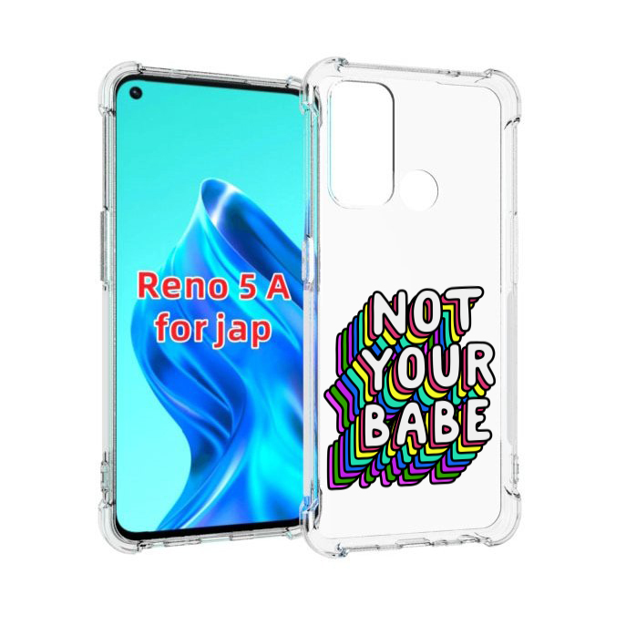 

Чехол MyPads не-твоя-девочка для Oppo Reno 5A, Прозрачный, Tocco