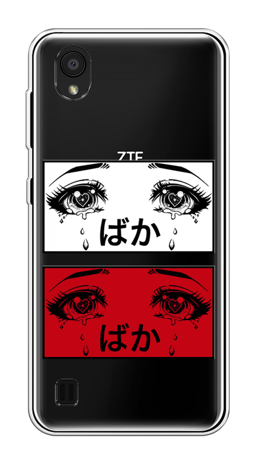 

Чехол на ZTE Blade A5 (2019) "Красные глаза манга", Красный;белый;черный, 133050-4