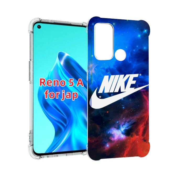 

Чехол MyPads найк в космосе для Oppo Reno 5A, Прозрачный, Tocco