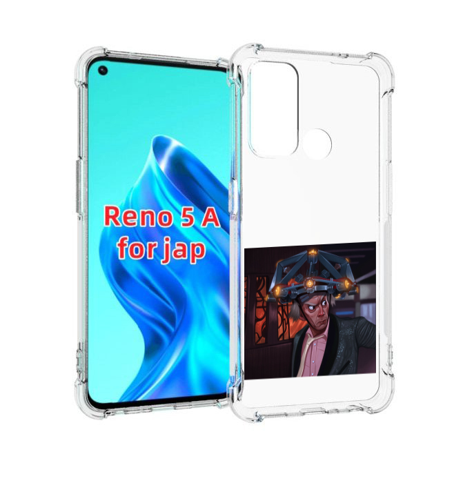 

Чехол MyPads назад-в-будущее для Oppo Reno 5A, Прозрачный, Tocco