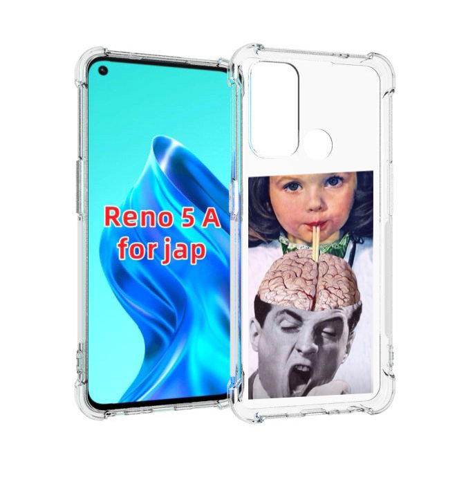 

Чехол MyPads на-здоровье для Oppo Reno 5A, Прозрачный, Tocco