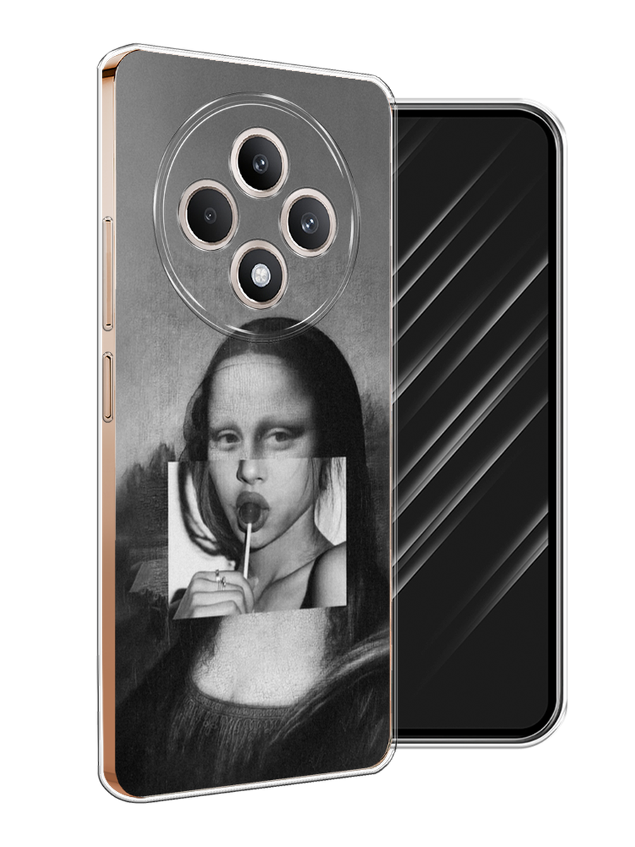 

Чехол Awog на Oppo Reno 12F "Mona Lisa sucking lollipop", Серый, 2517850-1
