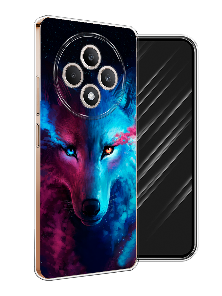 

Чехол Awog на Oppo Reno 12F "Волшебный волк", Голубой;розовый, 2517850-1