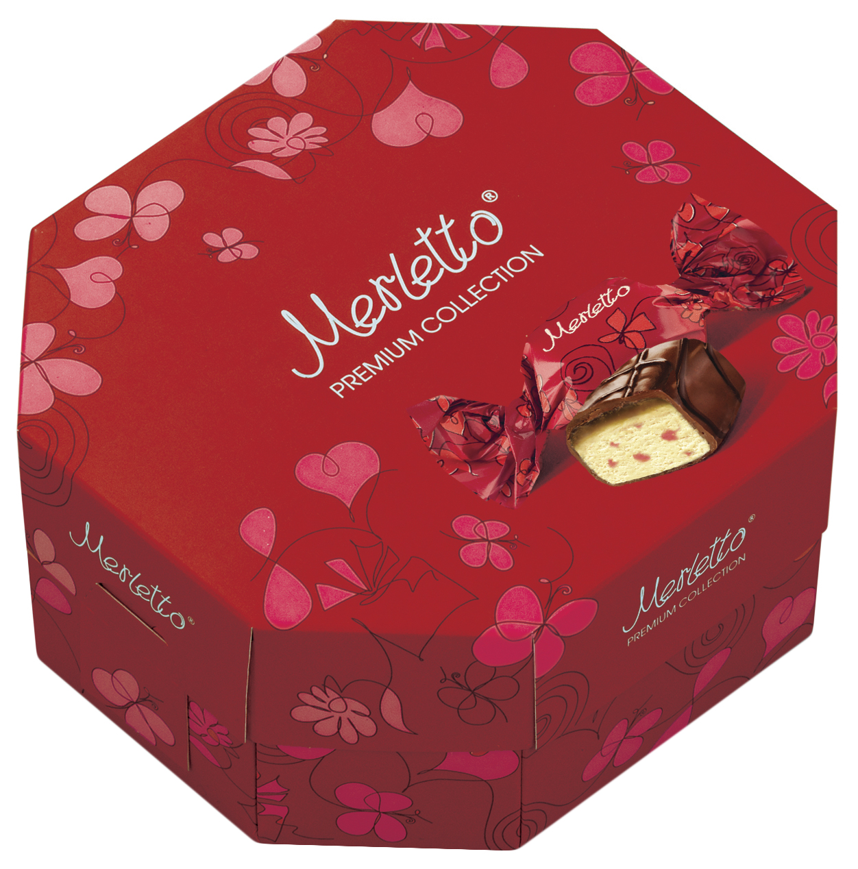 

Конфеты Merletto нуга-вишня-карамель 150 г