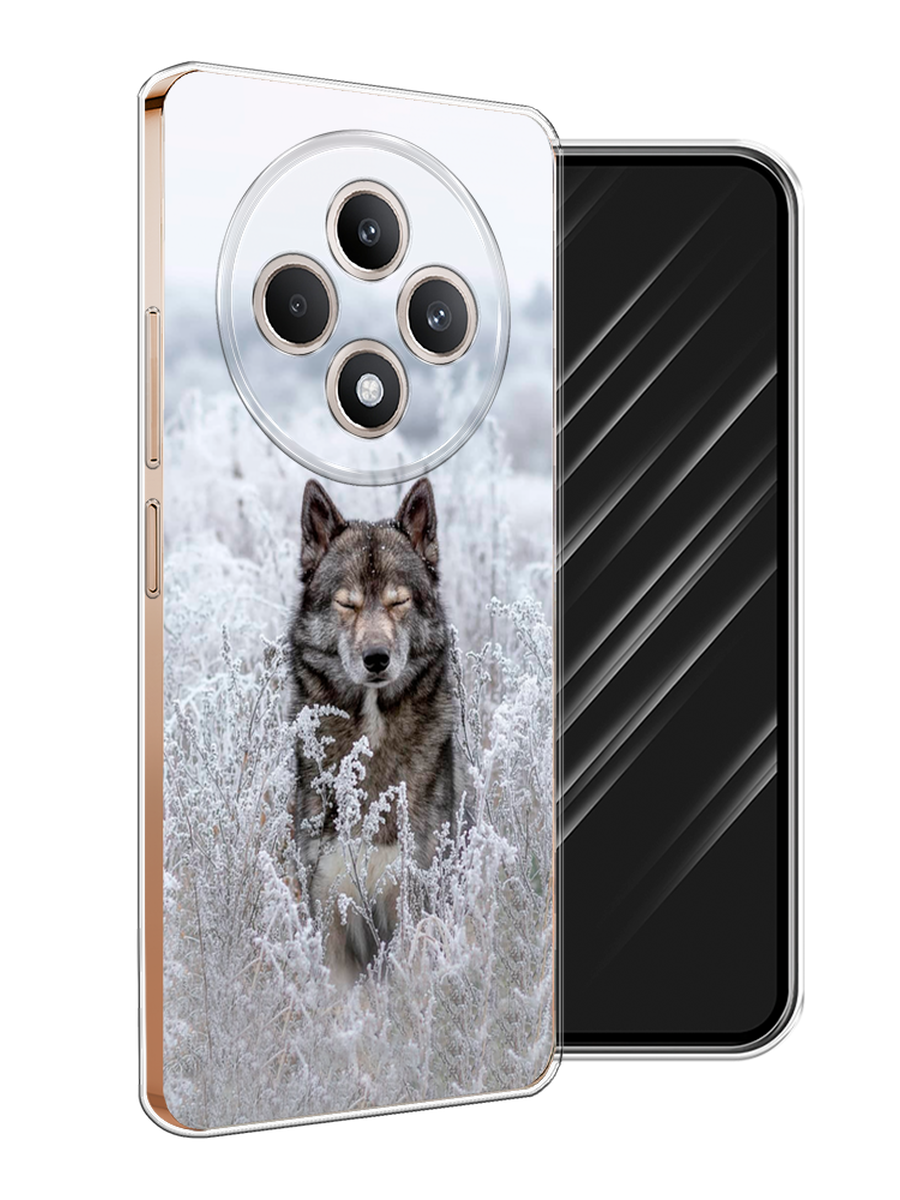 

Чехол Awog на Oppo Reno 12F "Волк в поле", Белый;черный, 2517850-1