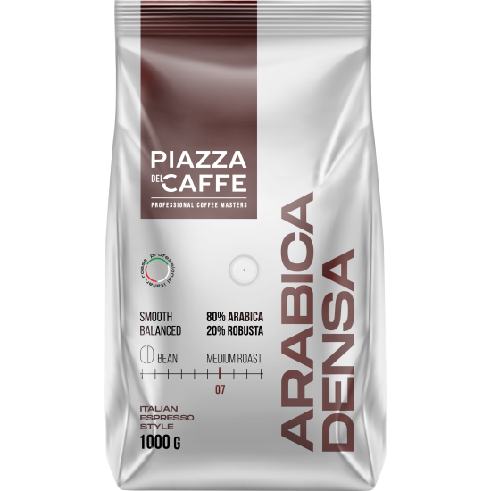 Кофе в зернах Piazza del Caffe Arabica Densa 1 кг