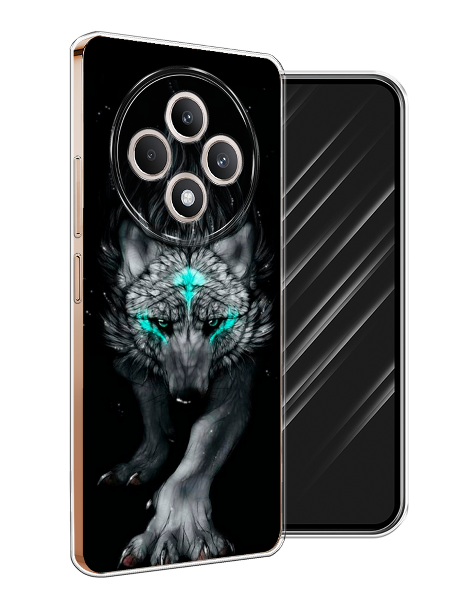 

Чехол Awog на Oppo Reno 12F "Волшебный волк", Черный;серый, 2517850-1