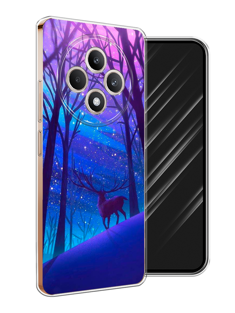 

Чехол Awog на Oppo Reno 12F "Северный олень", Фиолетовый;голубой;синий, 2517850-1