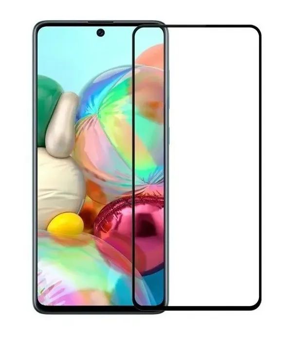 

Стекло защитное Krutoff для Samsung Galaxy A52 Full Glue Premium Black 23394