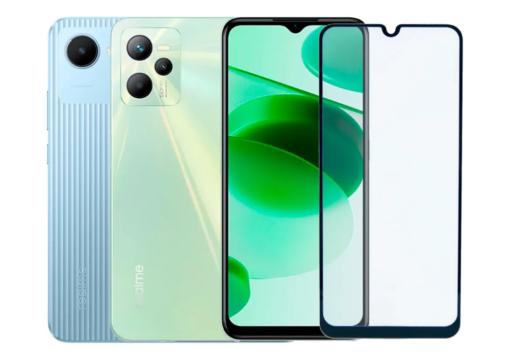 

Стекло защитное Krutoff для Realme C30/C35 Full Glue Premium Black 270214