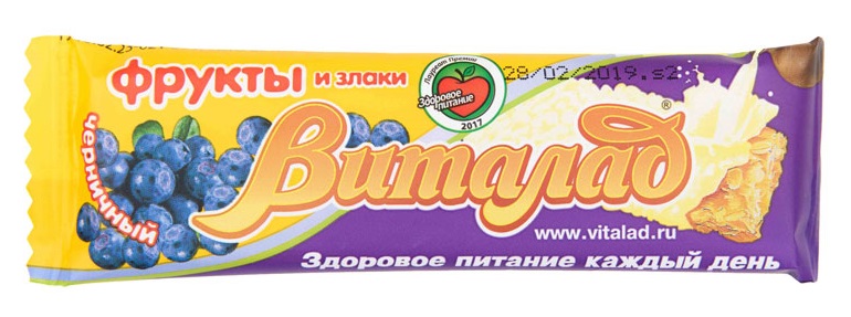 

Батончик-мюсли Виталад черничный 40 г