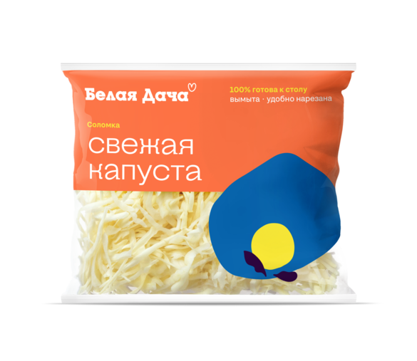 

Капуста белокочанная Белая Дача шинкованная 250 г