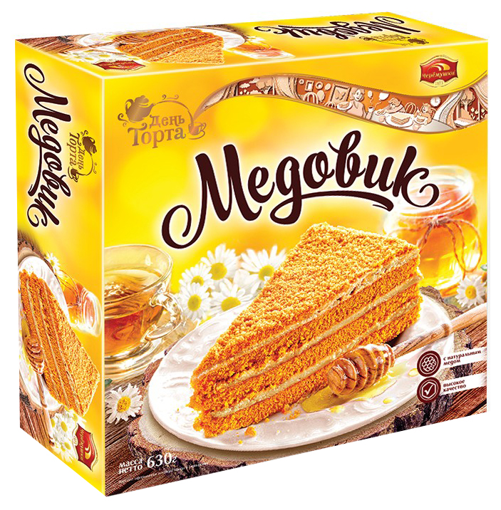 

Торт День торта Медовик 630 г