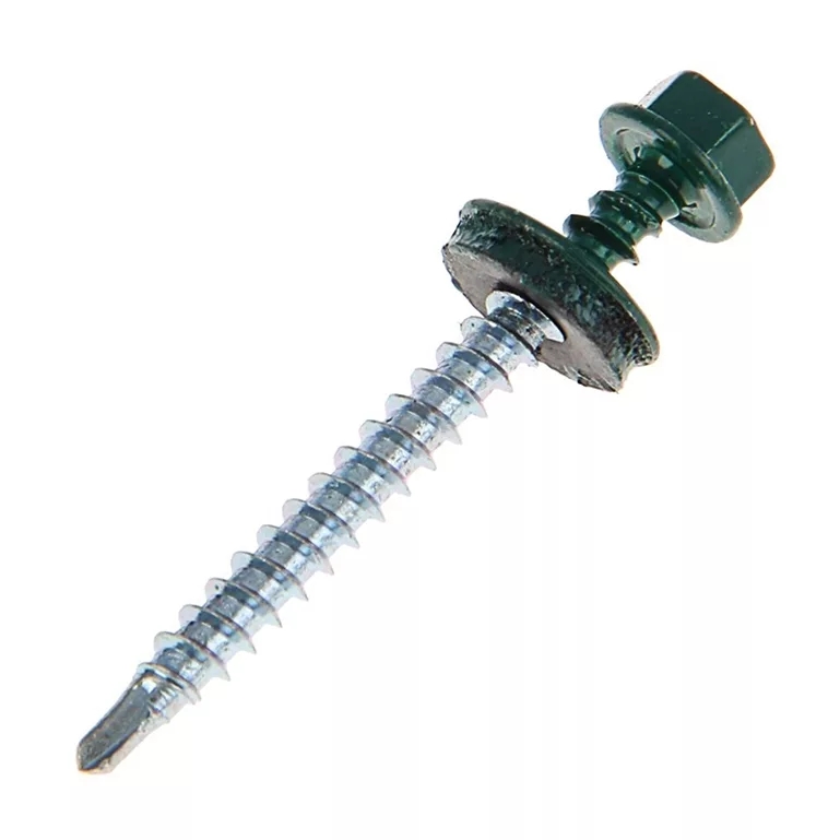 

Саморез кровельный 4,8х51 RAL6005 зеленый, 55 шт