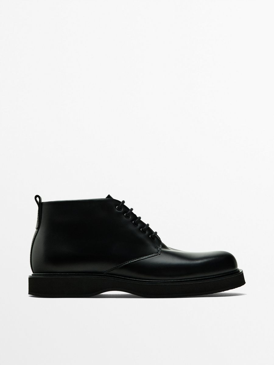 

Ботинки мужские Massimo Dutti 2086/350 черные 45 EU, Черный, 2086/350