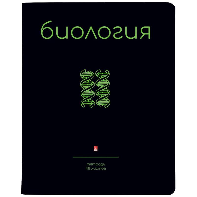 

Тетрадь предметная Альт А5 48 л., Биология Simple Black
