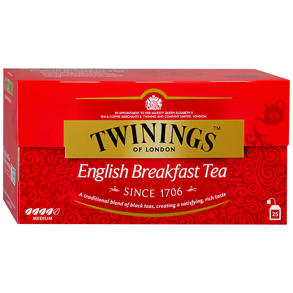 Чай Twinings черный английский для завтрака 25*2 г
