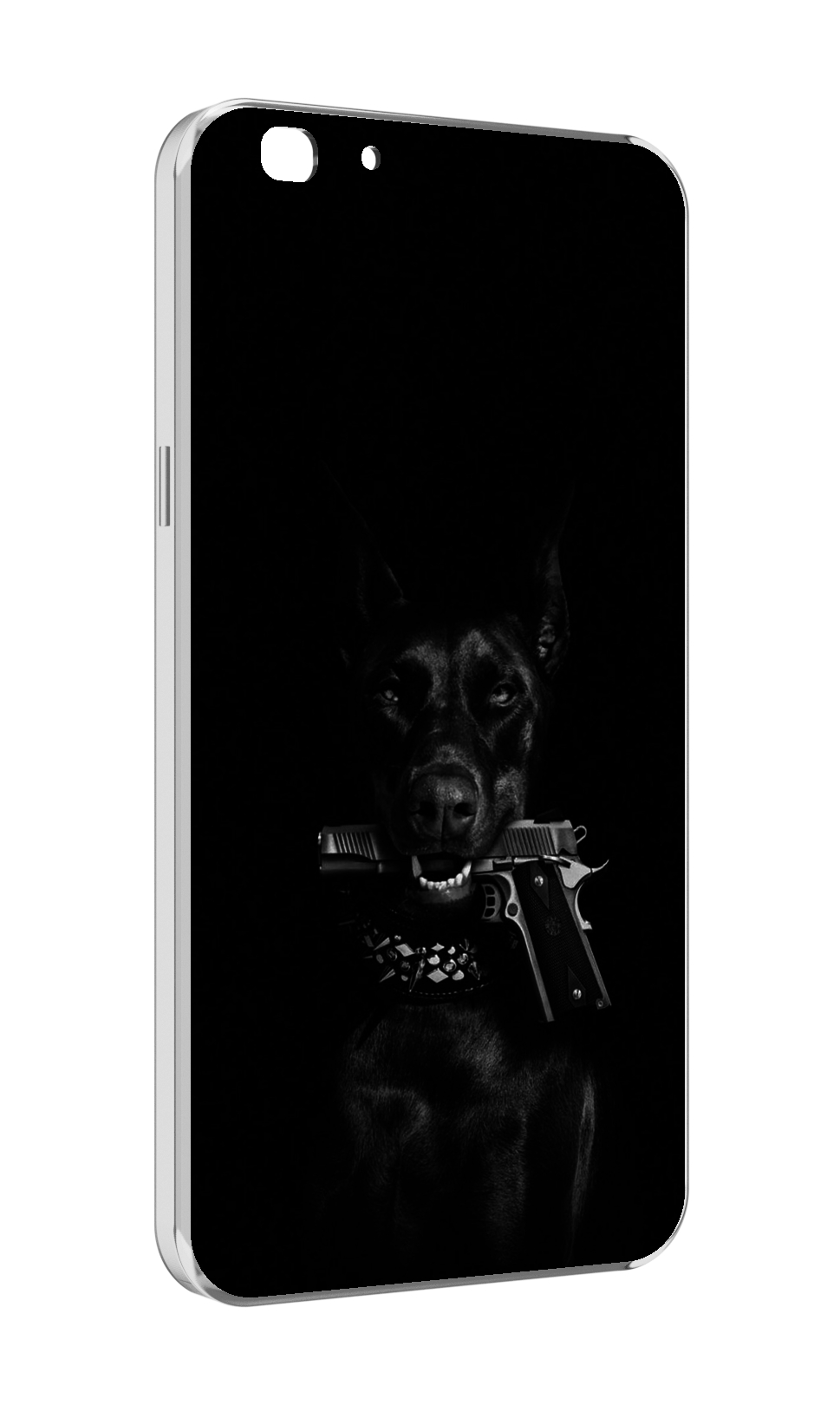

Чехол MyPads доберман мужской для Oppo A77/F3 (2017 год), Прозрачный, Tocco