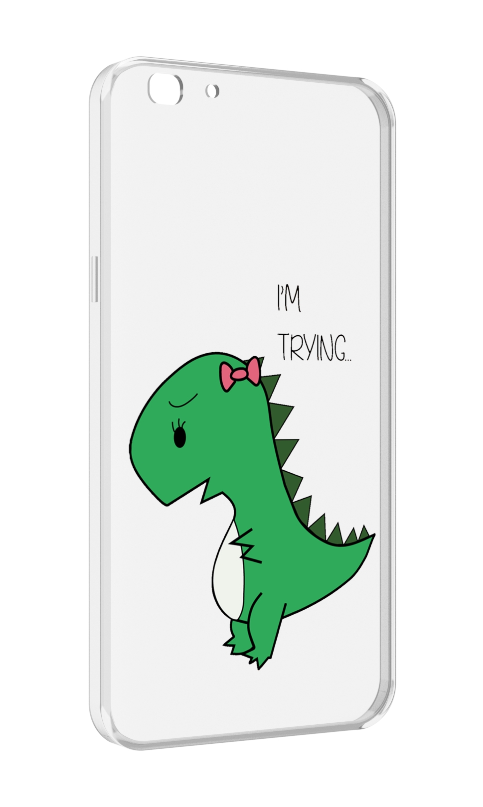 

Чехол MyPads динозаврик-девочка для Oppo A77/F3 (2017 год), Прозрачный, Tocco