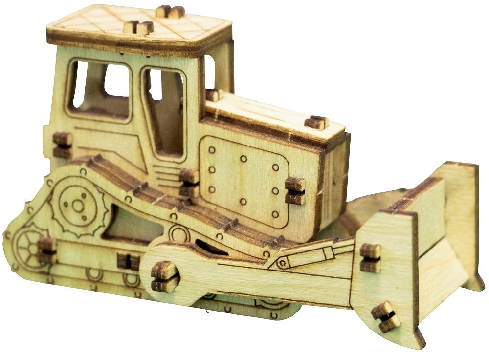Деревянный конструктор с дополненной реальностью UNIWOOD UNIT Трактор конструктор деревянный uniwood unit танк кв 2 с дополненной реальностью