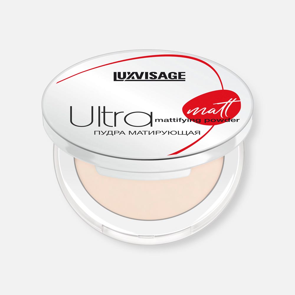 Пудра для лица Luxvisage Ultra Matt компактная, №104 Warm Beige, 9 г