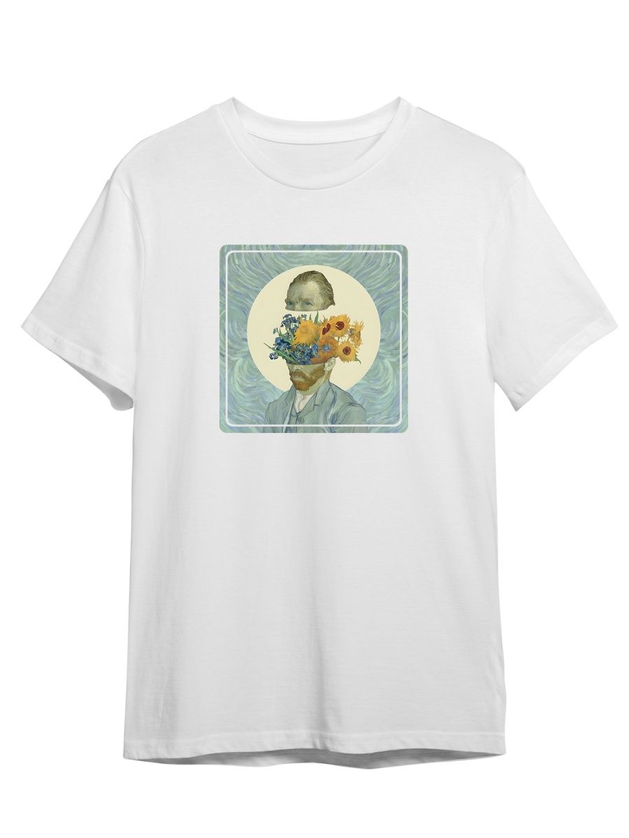 

Футболка унисекс СувенирShop Художник/Ван Гог/Ирис/Подсолнух 1 белая 5XL (64-66), "Художник/Ван Гог/Ирис/Подсолнух" 1