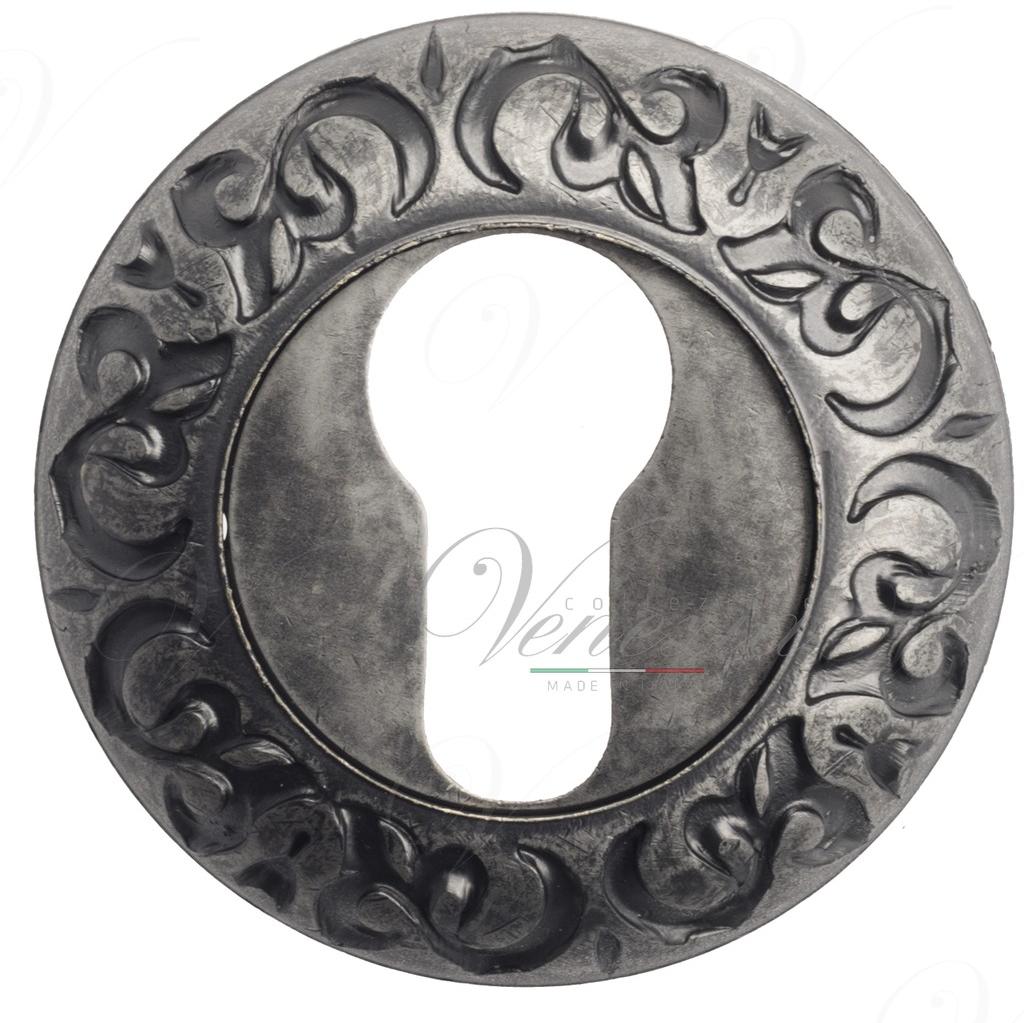 Накладка дверная с круглым основанием под цилиндр Venezia Cyl-1 D4 античное серебро миска с нескользящим основанием 225 мл античное серебро бронза