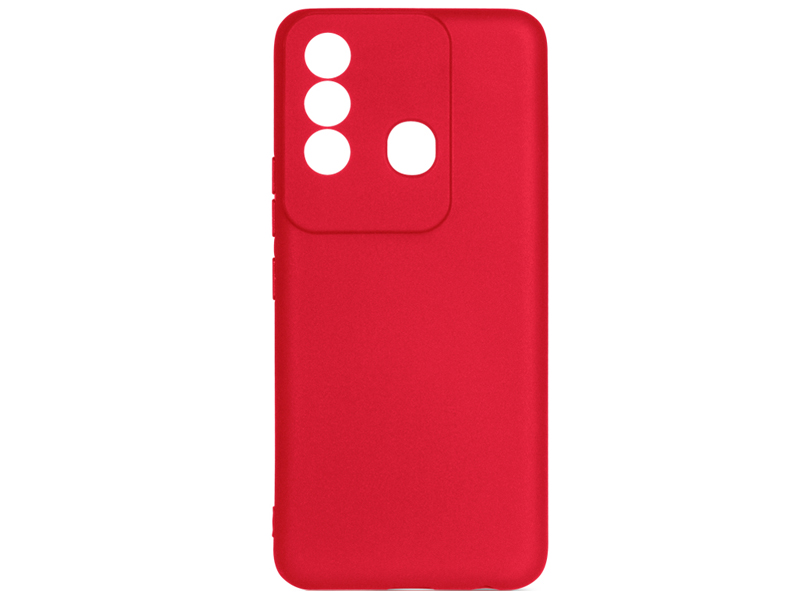 фото Чехол df для itel vision 3 plus silicone red itcase-07 df-group