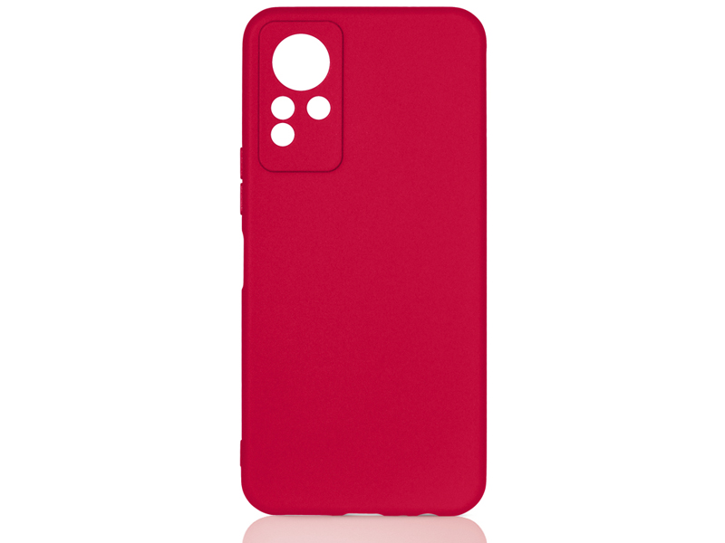 фото Чехол df для infinix note 12 silicone red incase-12 df-group
