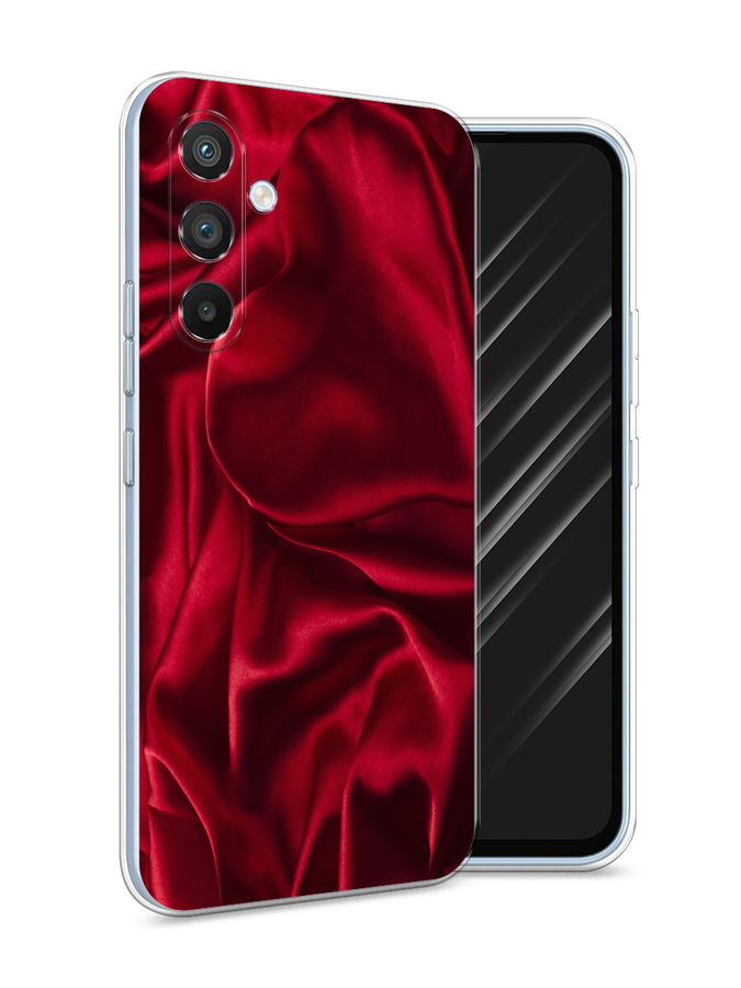 

Чехол Awog на Samsung Galaxy A54 "Текстура красный шелк", 2107750-3