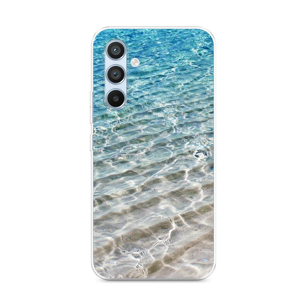 

Чехол Awog на Samsung Galaxy A54 "Волны 10", Голубой, 2107750-4